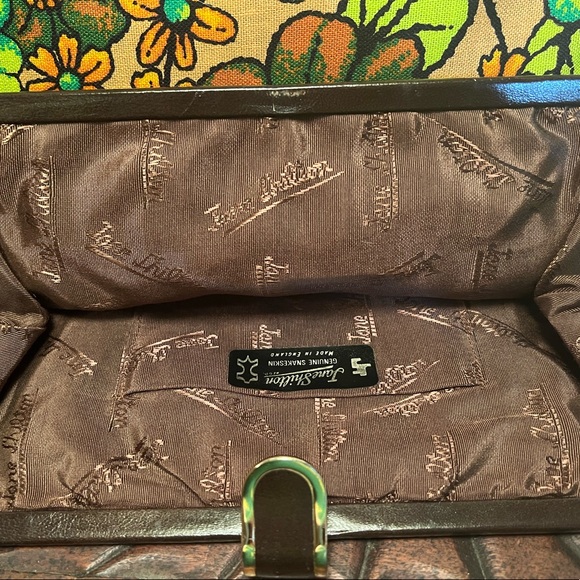 Vintage Snake Skin Clutch Purse - Picture 13 of 15